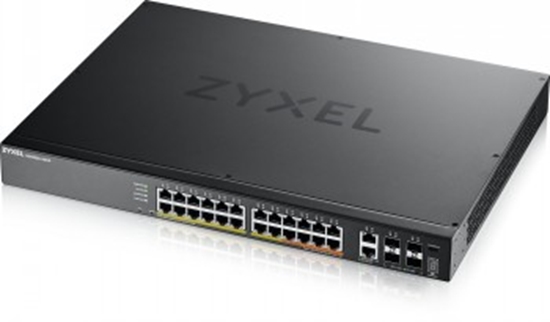Picture of ZYXEL XGS2220-30HP, L3 ACCESS SWITCH, 400W POE, 16XPOE+/10XPOE++, 24X1G RJ45 2X10MG RJ45, 4X10G SFP+ UPLINK, INCL. 1 YR NEBULAFLEX PRO