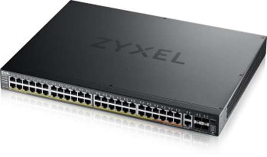 Picture of ZYXEL XGS2220-54HP, L3 ACCESS SWITCH, 600W POE, 40XPOE+/10XPOE++, 48X1G RJ45 2X10MG RJ45, 4X10G SFP+ UPLINK, INCL. 1 YR NEBULAFLEX PRO