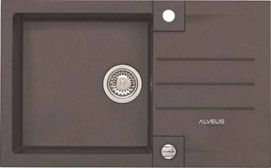 Picture of Zlewozmywak Alveus Rock 130  granitowy chocolate
