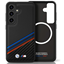 Picture of BMW Leather Tricolor Stripe with MagSafe Back Case for Samsung Galaxy S25