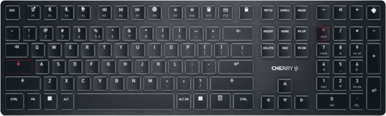 Picture of Cherry KW X ULP tastatūra Universāls USB + RF Wireless + Bluetooth QWERTY US International Melns