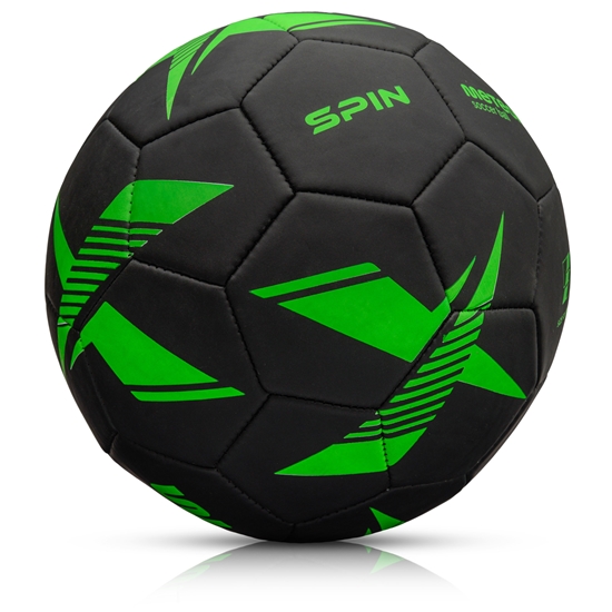 Picture of Futbola bumba Meteor Spin Football 5 black/green