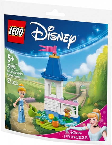 Изображение LEGO Disney Miniaturowy zamek Kopciuszka z ogrodem (30695)