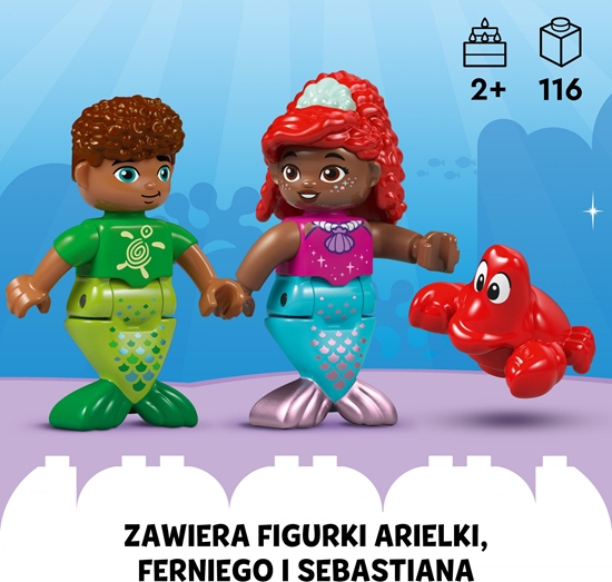 Picture of LEGO Duplo Disney Magiczny podwodny paac Arielki (10435)