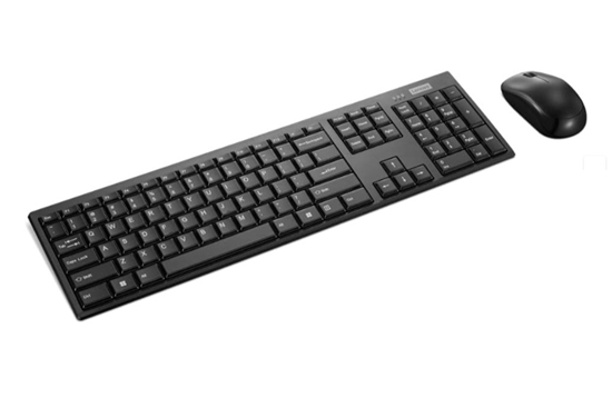 Picture of Lenovo Accessories 100 Wireless Combo Keyboard and Mouse US Euro103P | Lenovo GX31Q28916 | Keyboard and Mouse | Wireless | EN | Wireless connection