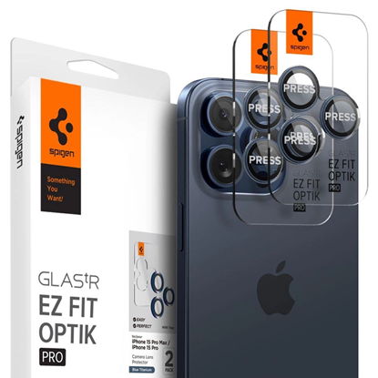 Attēls no Spigen Optik.tR EZ Fit Camera Protector for iPhone
