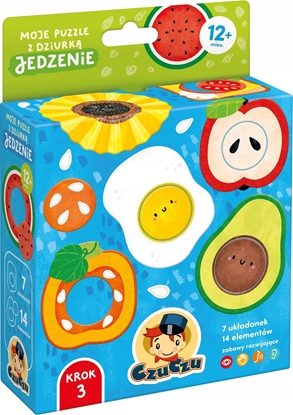 Изображение Układanka Moje puzzle z dziurką - Jedzenie