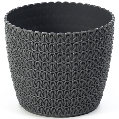 Attēls no Puķu pods Magnolija Jersey 160x140mm, antracīts