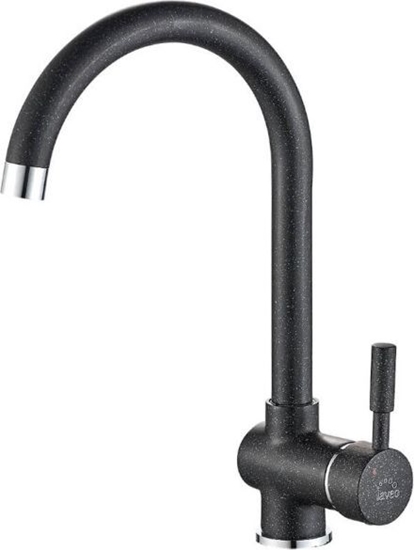 Picture of Virtuves maisītājs Lete, U-forma, melns granīts