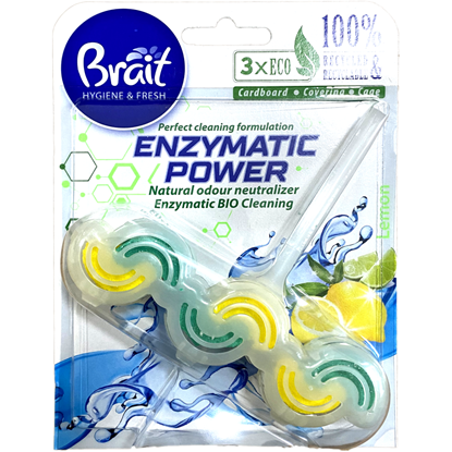 Attēls no WC bloks 45g Brait Enzymatic Lemon