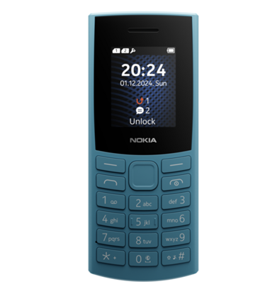 Изображение  Mobilais tālrunis Nokia 105 4G Ocean Blue