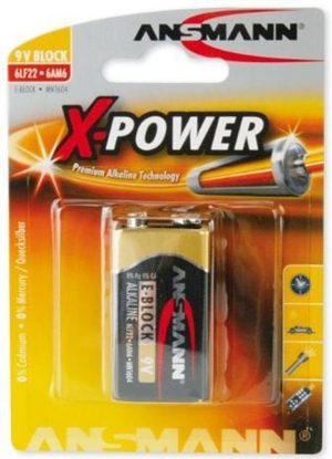 Attēls no 1 Ansmann Alkaline 9V block X-Power