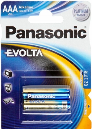 Attēls no 12x2 Panasonic Evolta LR 03 Micro                LR03EGE/2BP