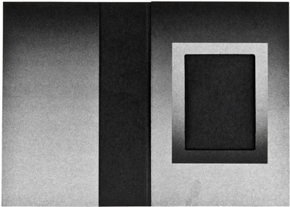 Attēls no 1x100 Daiber Folders Passport Photograph black/silver 31x42 mm