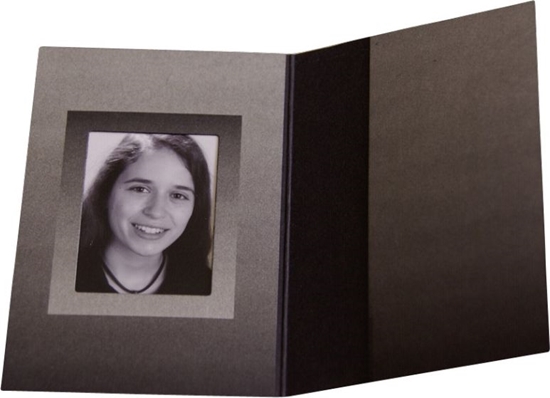 Picture of 1x100 Daiber Folders Passport Photograph,black/silver 36x50 mm