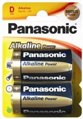 Attēls no 1x2 Panasonic Alkaline Power Mono D LR 20