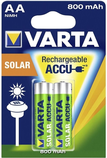 Picture of 1x2 Varta Solar Accu AA NiMH 800 mAh Mignon