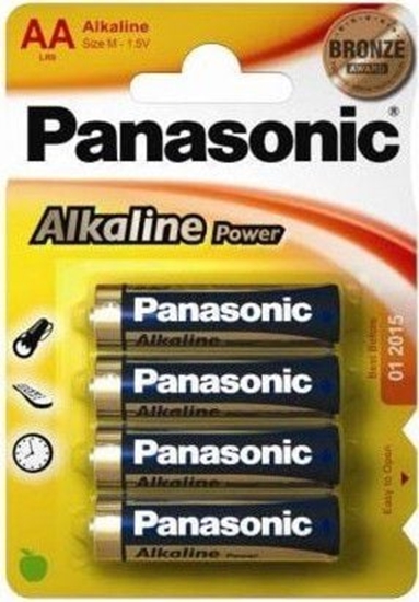 Picture of 1x4 Panasonic Alkaline Power Mignon LR6 AA