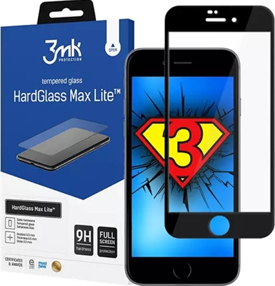Picture of 3MK 3mk HG Max Lite Apple iPhone SE 2020/2022 black