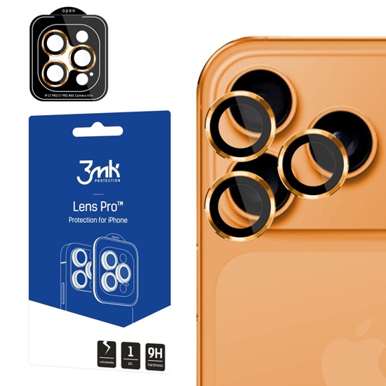 Picture of 3mk Lens Protection Pro pro Apple iPhone 17 Pro /17 Pro Max Orange