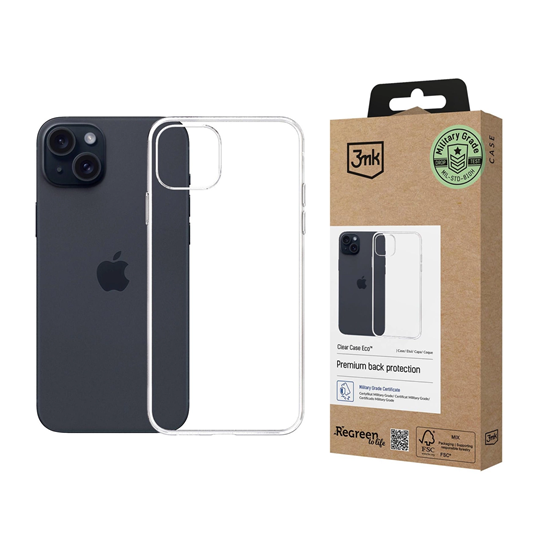Picture of 3mk Clear Case Eco for Apple iPhone 14 plus - tran