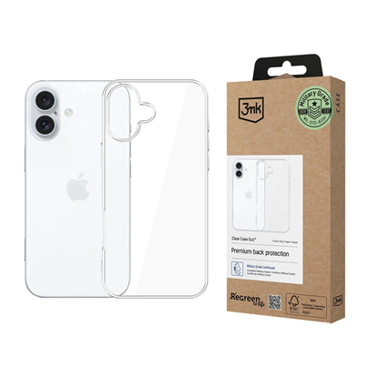 Picture of 3mk Clear Case Eco for Apple iPhone 16 plus - tran