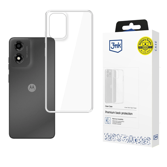 Изображение 3mk Clear Case for Motorola Moto E14|G04|G04S - tr