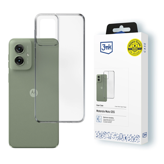 Изображение 3mk Clear Case for Motorola Moto G55 5G - transpar