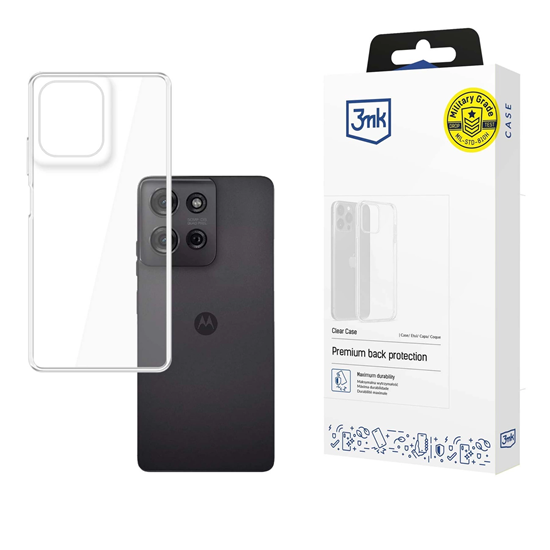 Изображение 3mk Clear Case for Motorola Moto G75 - transparent
