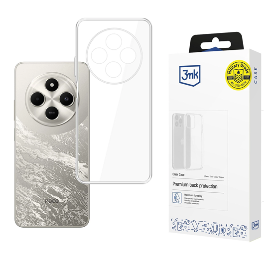 Picture of 3mk Clear Case for Xiaomi Poco C75 - transparent