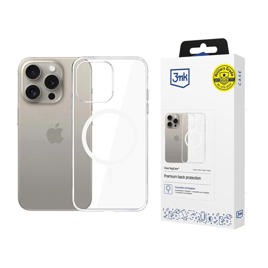 Изображение 3mk Clear MagCase Case for Apple iPhone 15 Pro Max