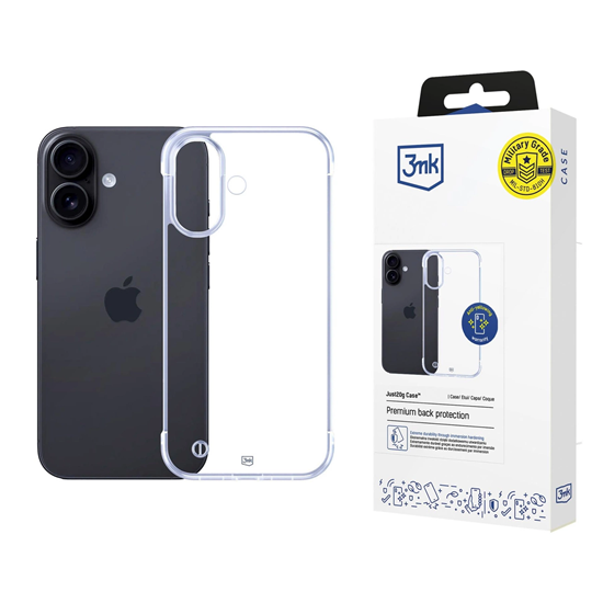 Picture of 3mk Just20g Clear Case for Apple iPhone 16 Plus - 