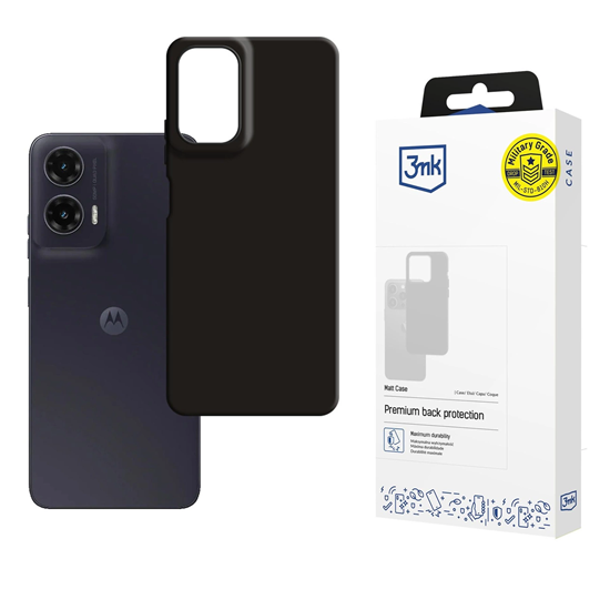 Picture of 3mk Matt Case for Motorola Moto G35 5G - Black