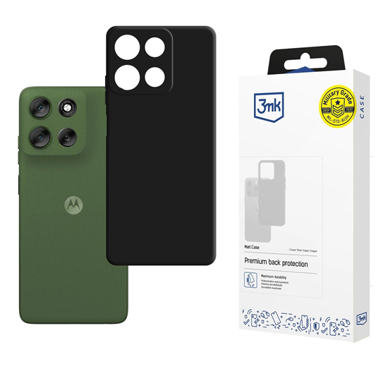 Picture of 3mk Matt Case for Motorola Moto G56 - Matte Black