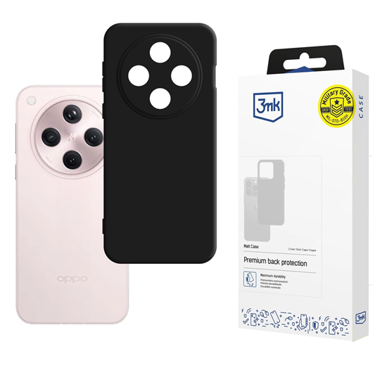 Picture of 3mk Matt Case for Oppo Find X8 - black