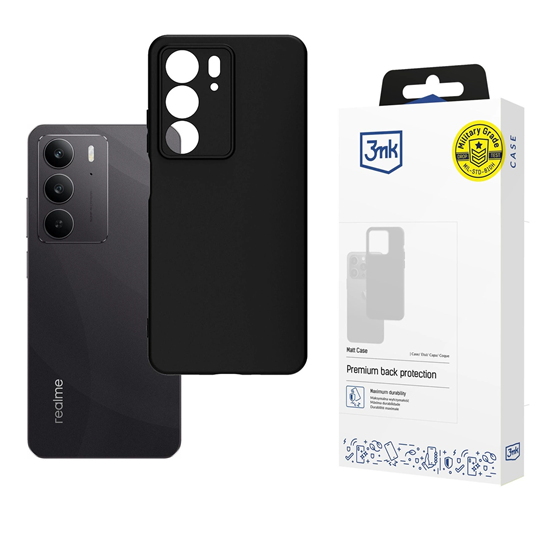 Picture of 3mk Matt Case for Realme C75 - Black