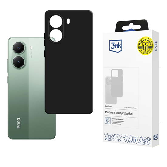 Изображение 3mk Matt Case for Xiaomi Poco X7 Pro - Matte Black