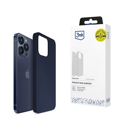 Изображение 3mk Silicone Case for iPhone 16 Pro Max - Navy Blu