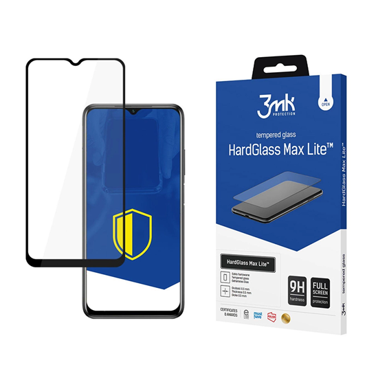 Picture of 9H 3mk HardGlass Max Liteâ¢ glass on Xiaomi Poco 