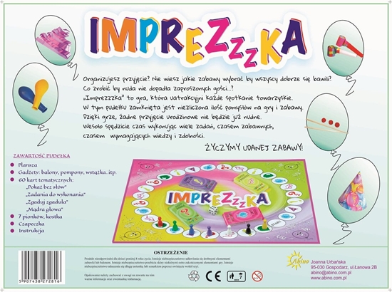 Изображение Abino Gra planszowa Imprezzzka
