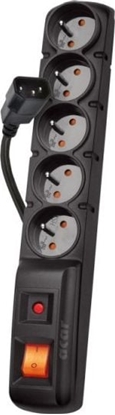 Picture of Acar Listwa zasilajca F5 5 gniazd 1.5m (W0086)