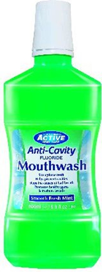 Изображение Active  Pyn do pukania jamy ustnej Fresh Mint z fluorem 500 ml