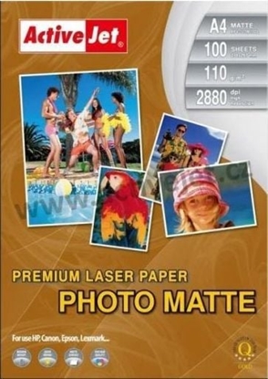 Picture of Activejet Papier fotograficzny do drukarki A4 (P4-110M100L)