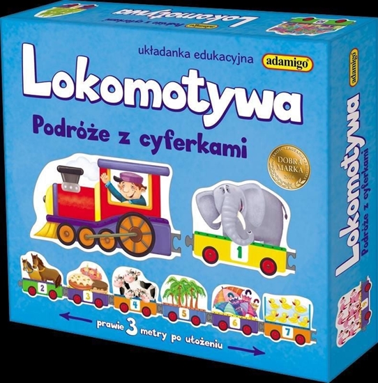 Изображение Adamigo Lokomotywa - podróe z cyferkami - GXP-605070