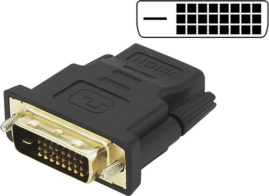 Picture of Adapter AV Blow 92-130# Przejcie dvi wtyk - hdmi gniazdo