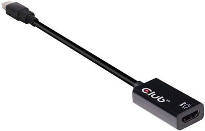 Attēls no Adapter AV Club 3D DisplayPort Mini - HDMI czarny (CAC-1180)