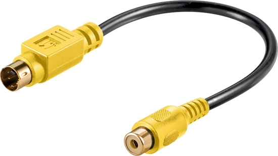 Изображение Adapter AV Goobay DIN 4-pin - RCA (Cinch) óty (60845)