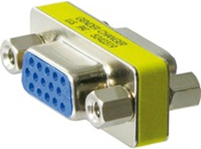 Attēls no Adapter AV Goobay D-Sub (VGA) - D-Sub (VGA) srebrny (50299)