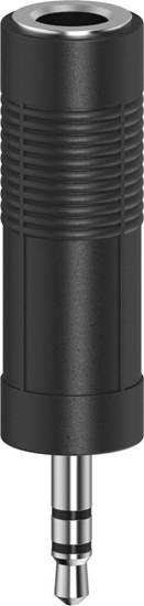 Изображение Adapter AV Hama Jack 3.5mm - Jack 6.3mm czarny (002051960000)