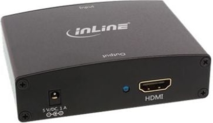 Attēls no Adapter AV InLine HDMI - D-Sub (VGA) + Jack 3.5mm czarny (65004)